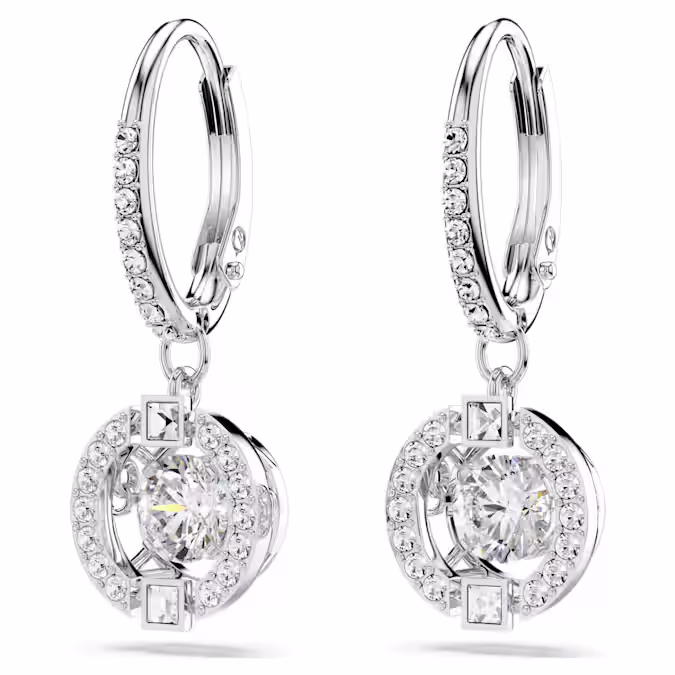 Swarovski Sparkling Dance drop earrings - Image 3
