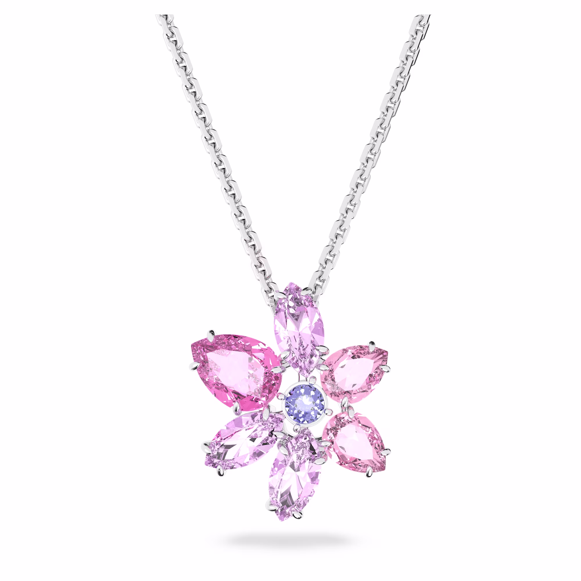 gema-pendant--mixed-cuts--flower--pink--rhodium-plated-swarovski-5662493 (1)
