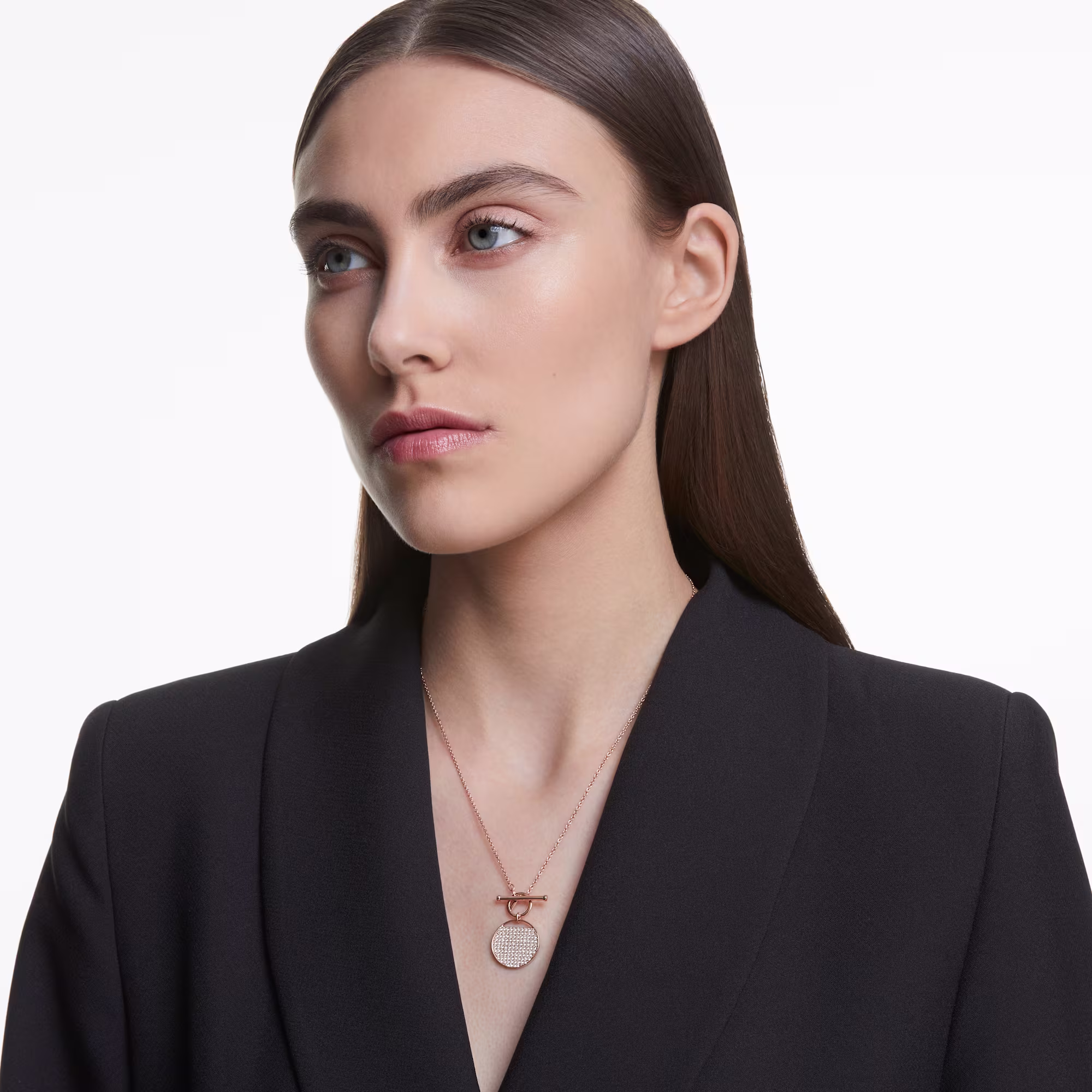 ginger-t-bar-necklace--white--rose-gold-tone-plated-swarovski-5567529