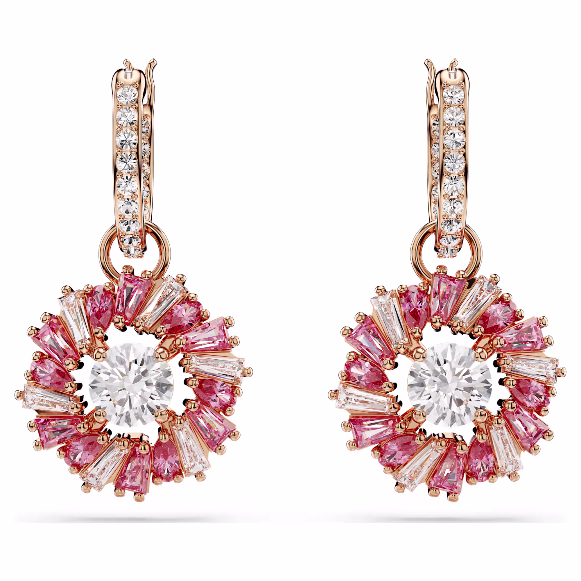 idyllia-drop-earrings--mixed-cuts--flower--pink--rose-gold-tone-plated-swarovski-5699085 (1)
